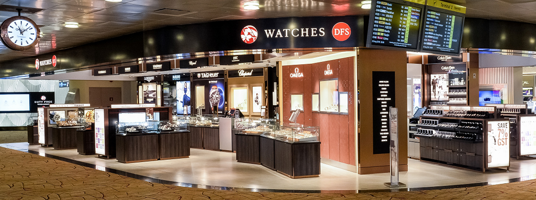 DFS Watches Singapore Changi Airport