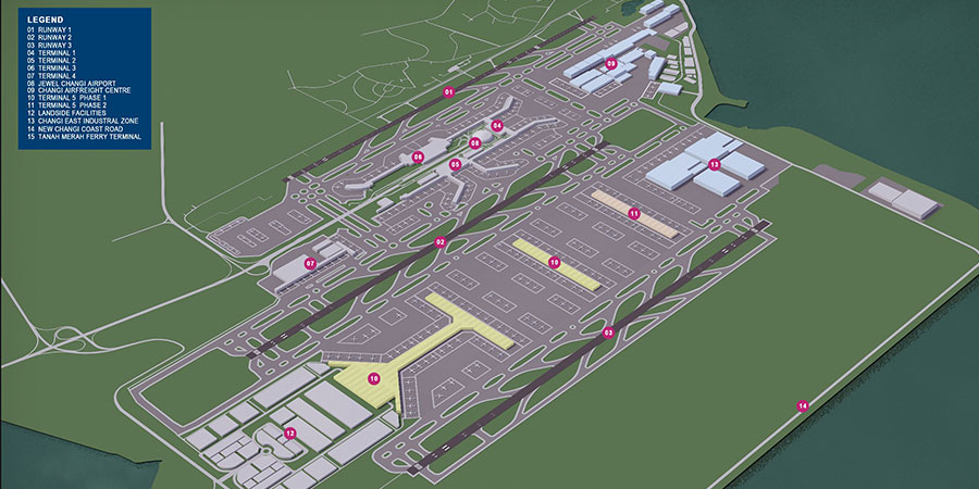 Changi Airport Terminal 3 Layout - How's this for a cool job - designing tunnels for a living ...