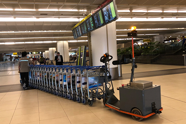 Airport luggage trolley cheap