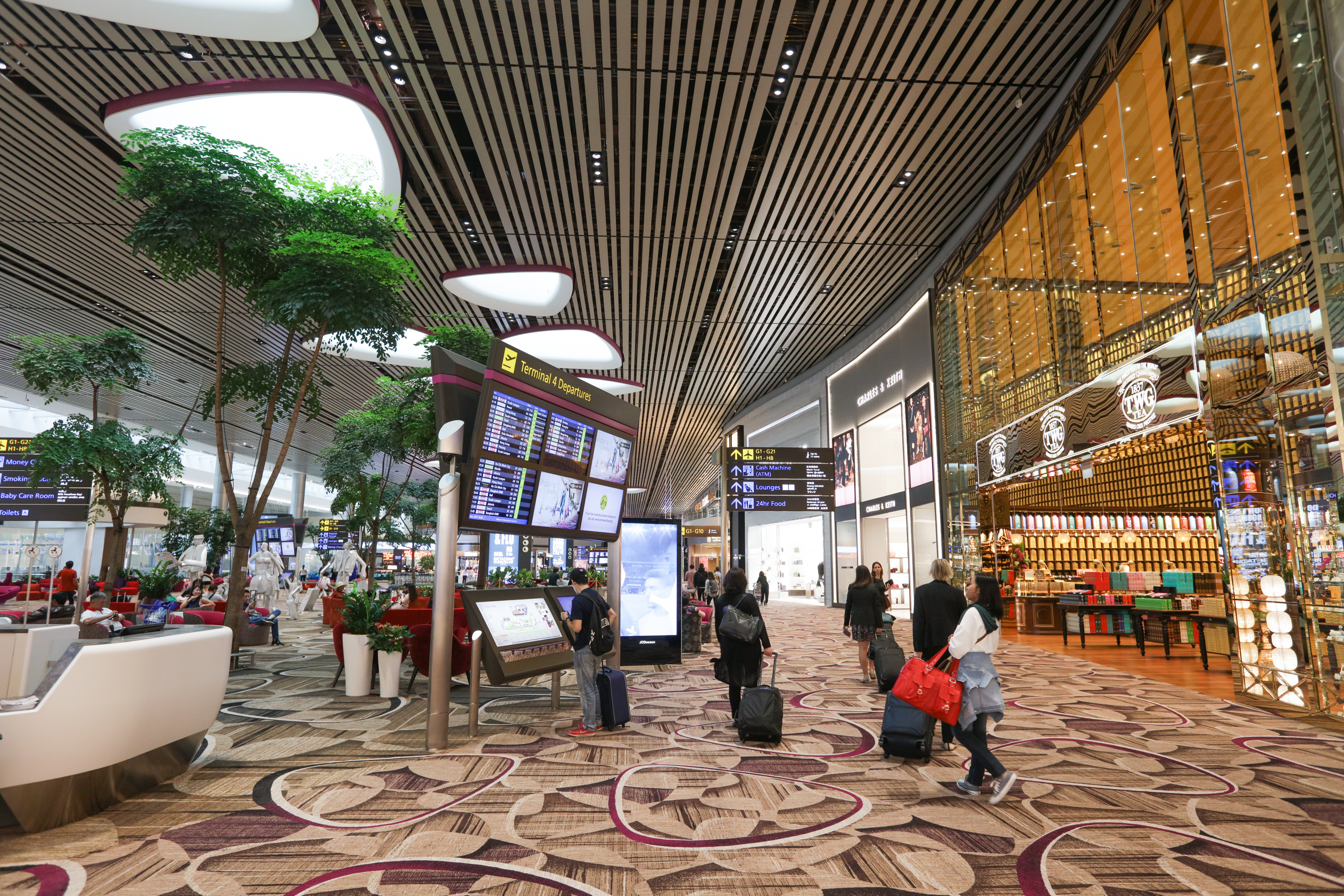 Relax in Singapore's new airport terminal