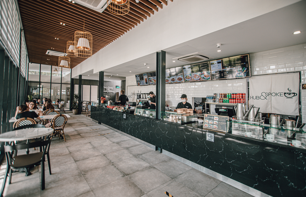 Hub and spoke cafe