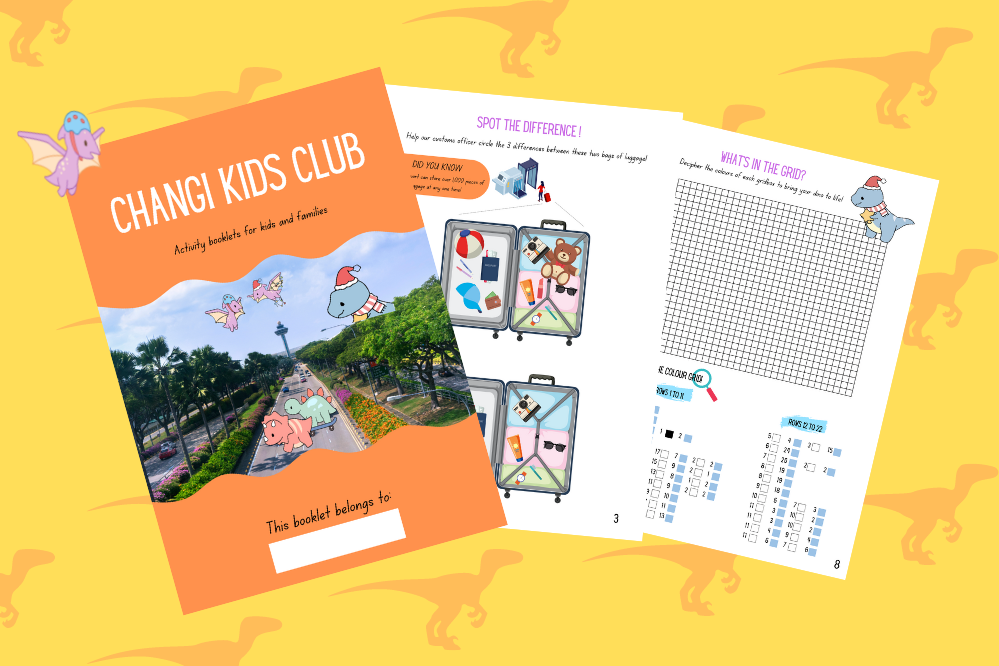 Changi Kids Club Activity Booklet Festive Edition