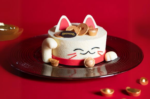 fortune cat cake
