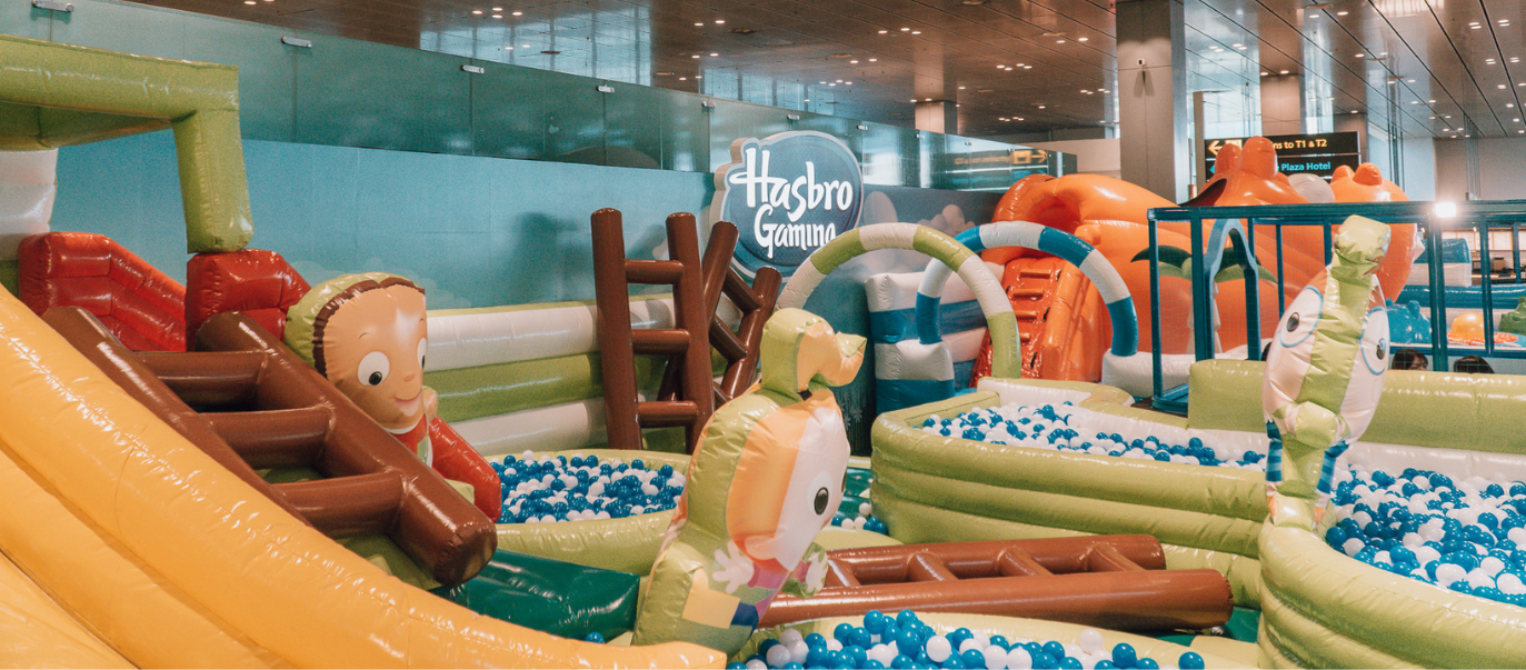 Mega Bounce at Changi Airport