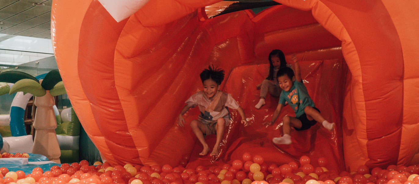 Mega Bounce at Changi Airport