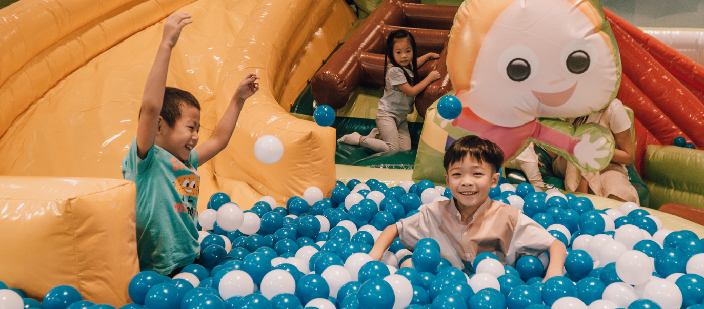 Mega Bounce at Changi Airport