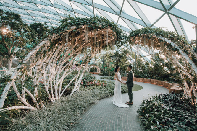 Canopy Park flower arch