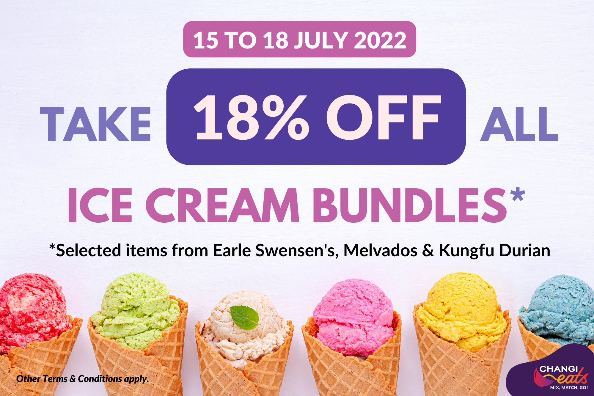 18% off Ice Cream