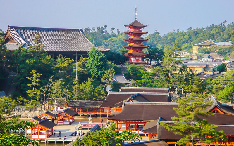 Five-Storey Pagoda Itsukushima Shrine Miyajima