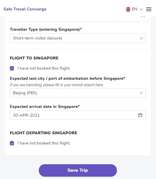 Safe Travel To Singapore Changi Airport Swab Test & More