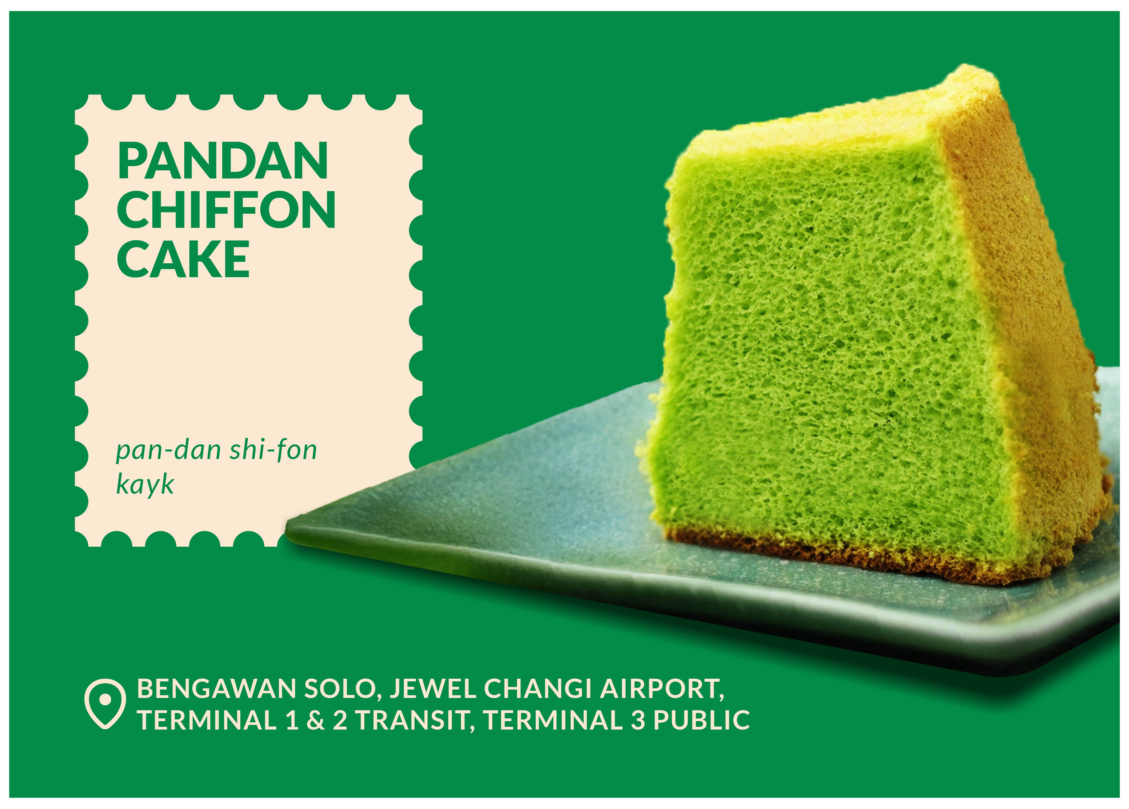 Pandan Chiffon Cake 
