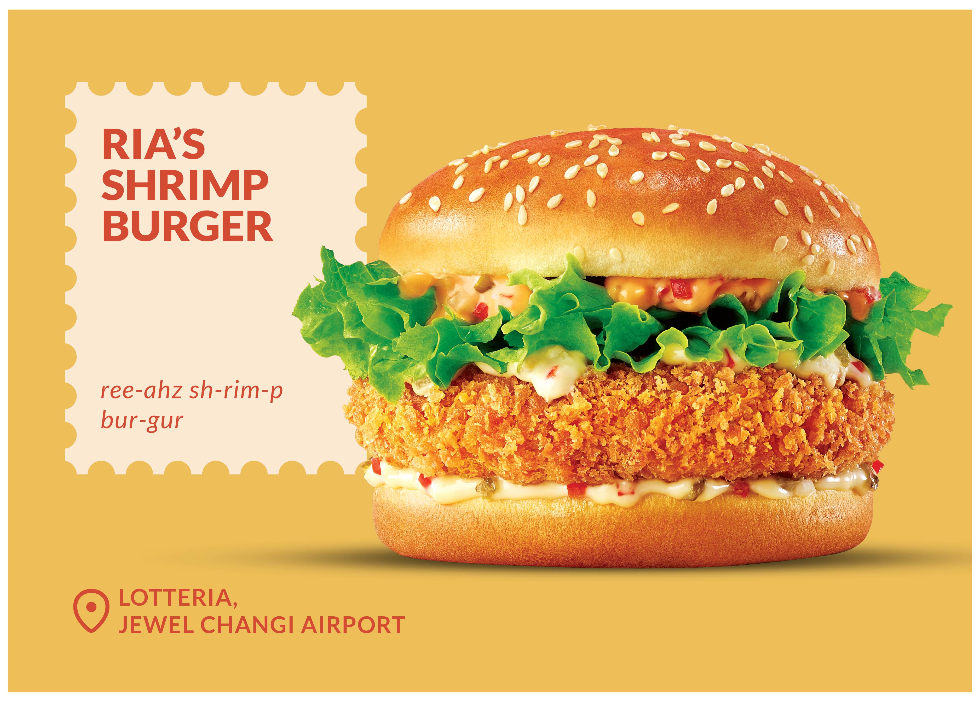 Ria’s Shrimp Burger  