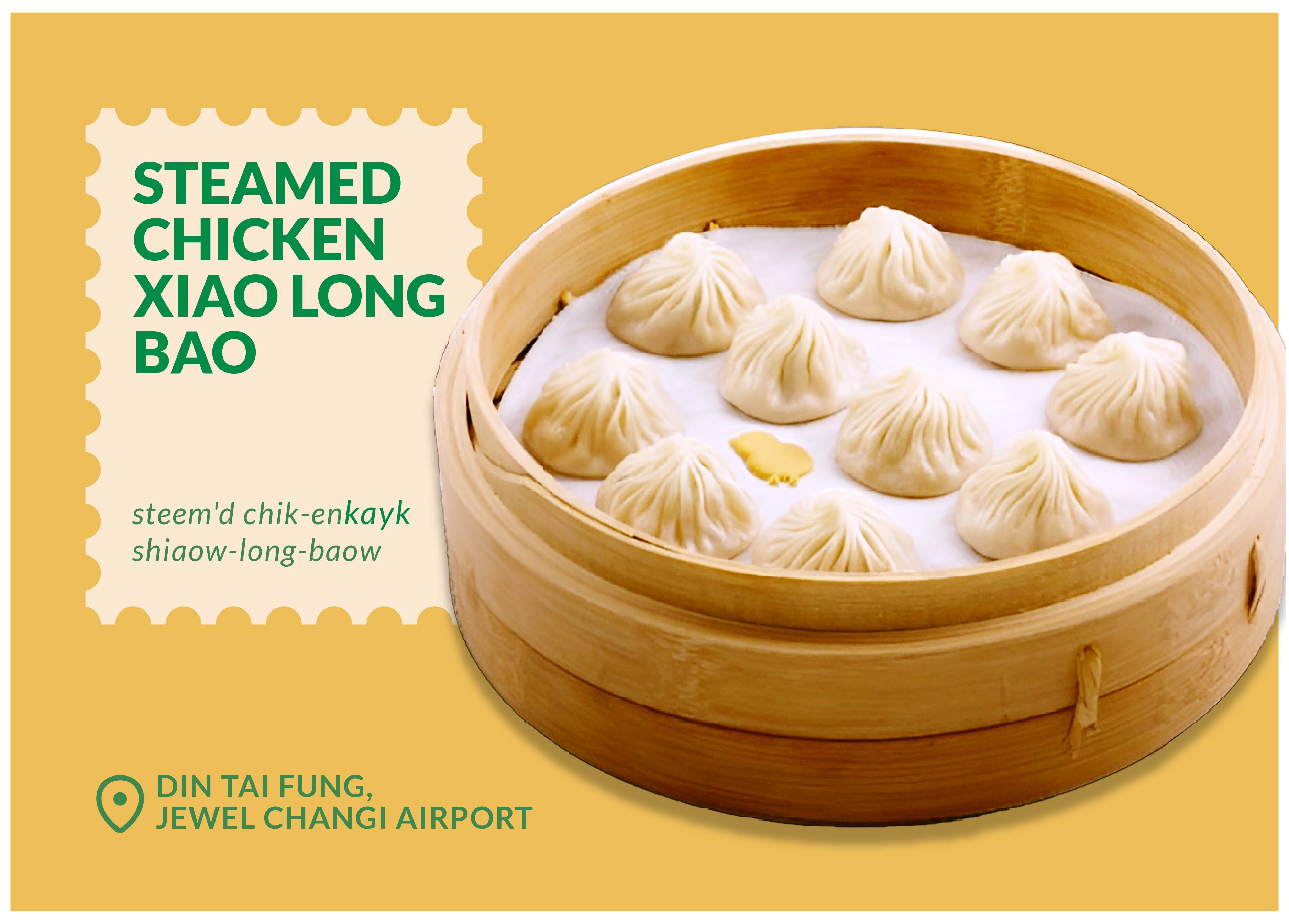 Steamed Chicken Xiao Long Bao (Dim Sum) 