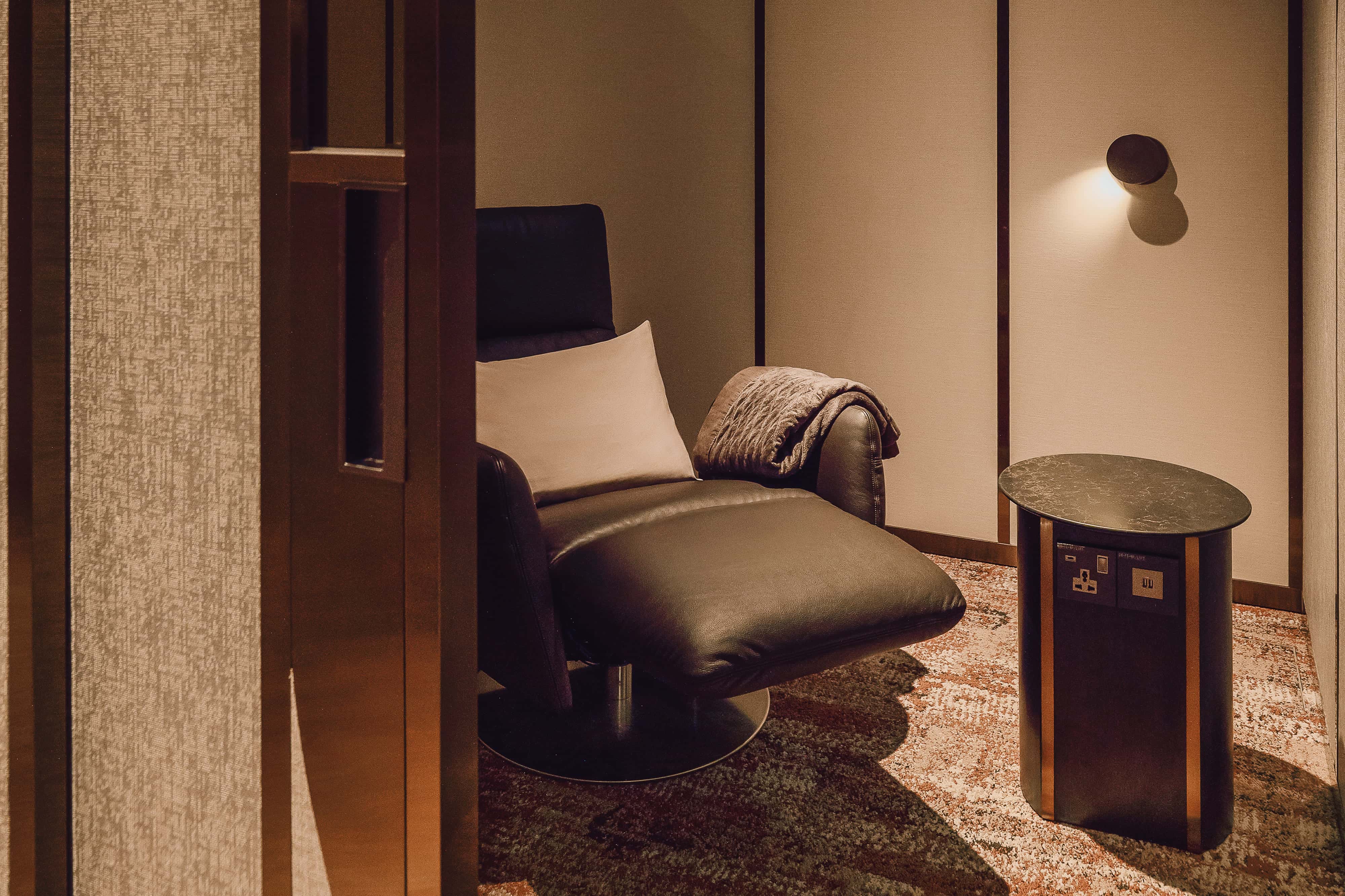 First Class SilverKris Lounge nap room