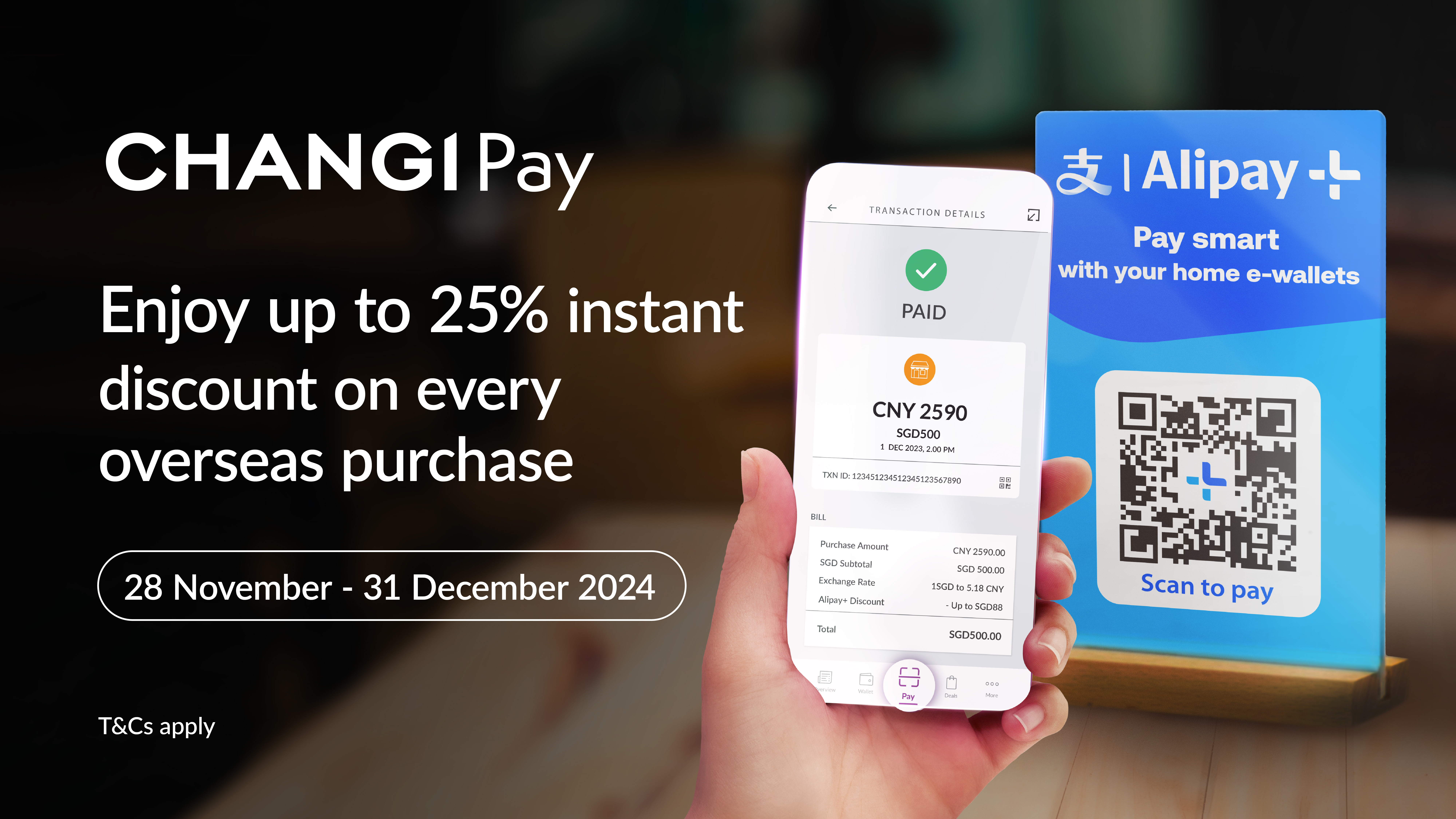 Changi Pay x Alipay October 2024 promotion 