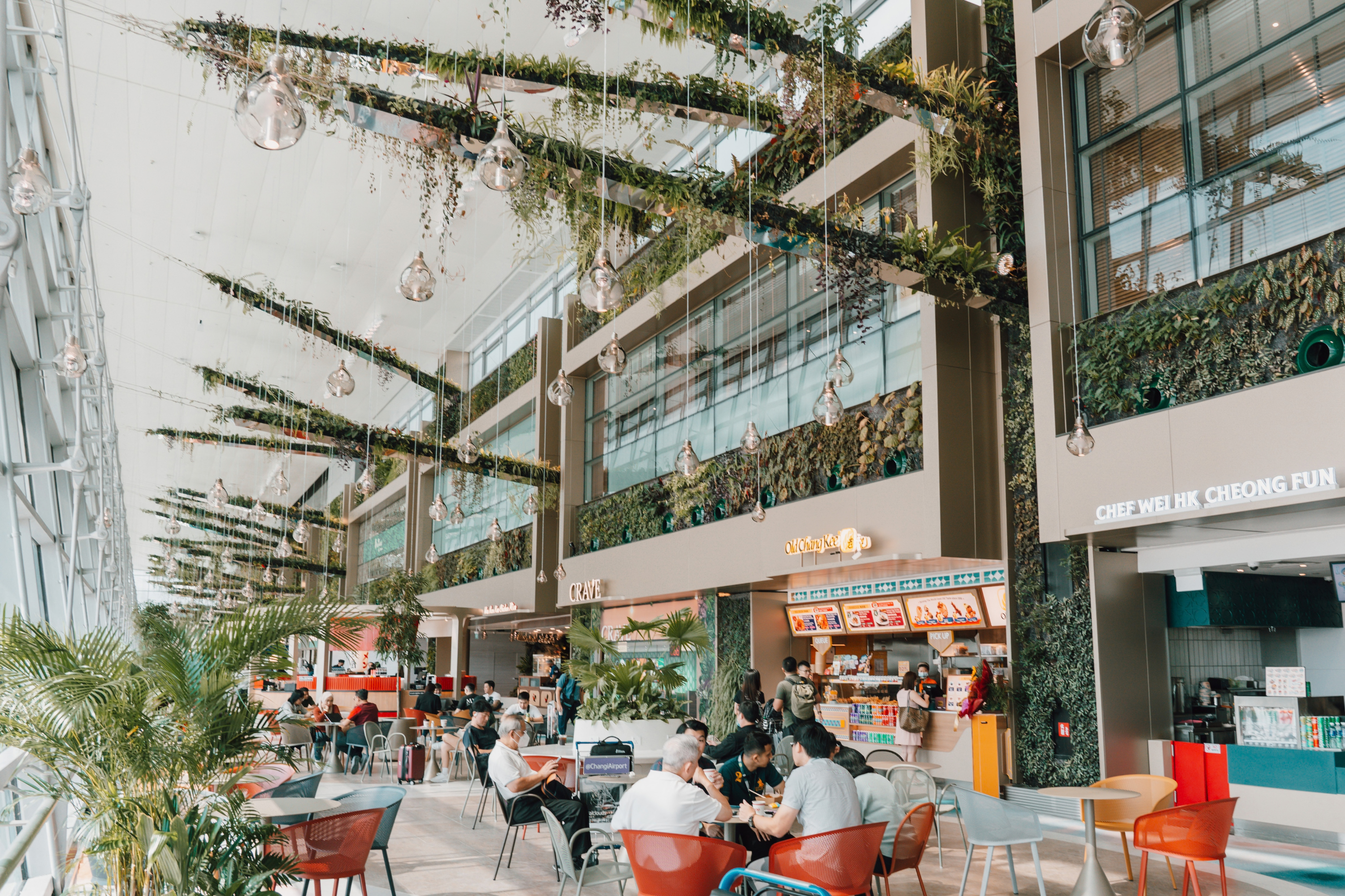 Gourmet Garden at the transit area of T2  