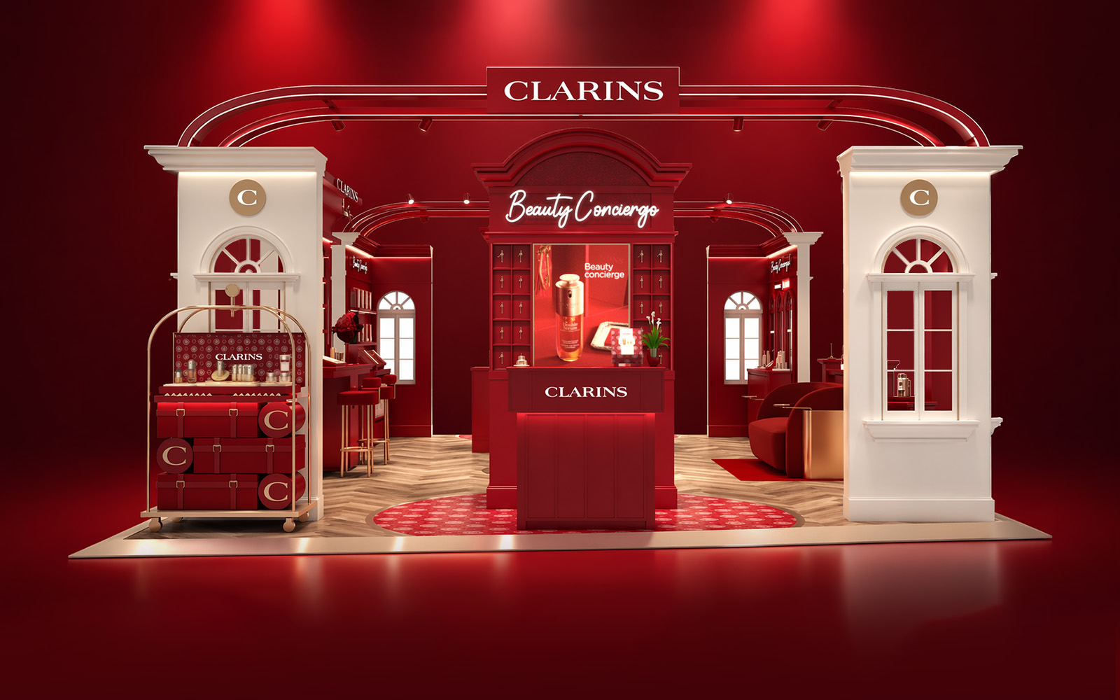 Changi 1st: Clarins Beauty Concierge