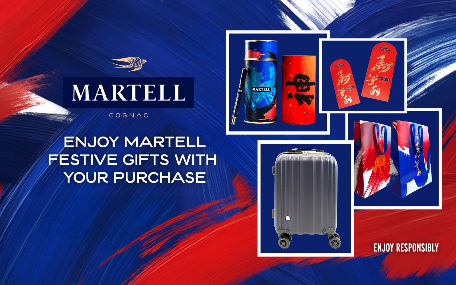 Spend and enjoy festive gifts from Martell 