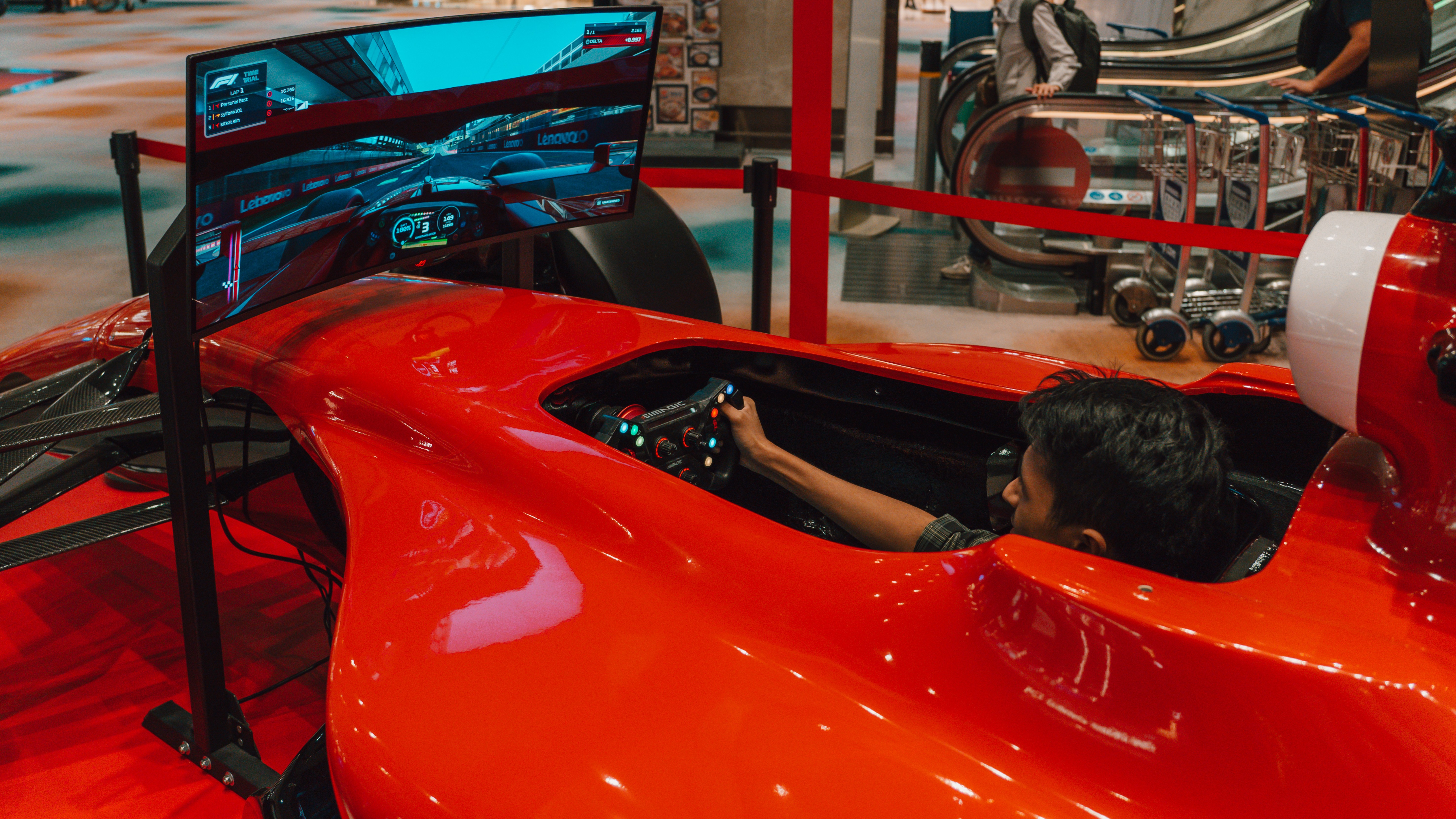 life size f1 car in t2