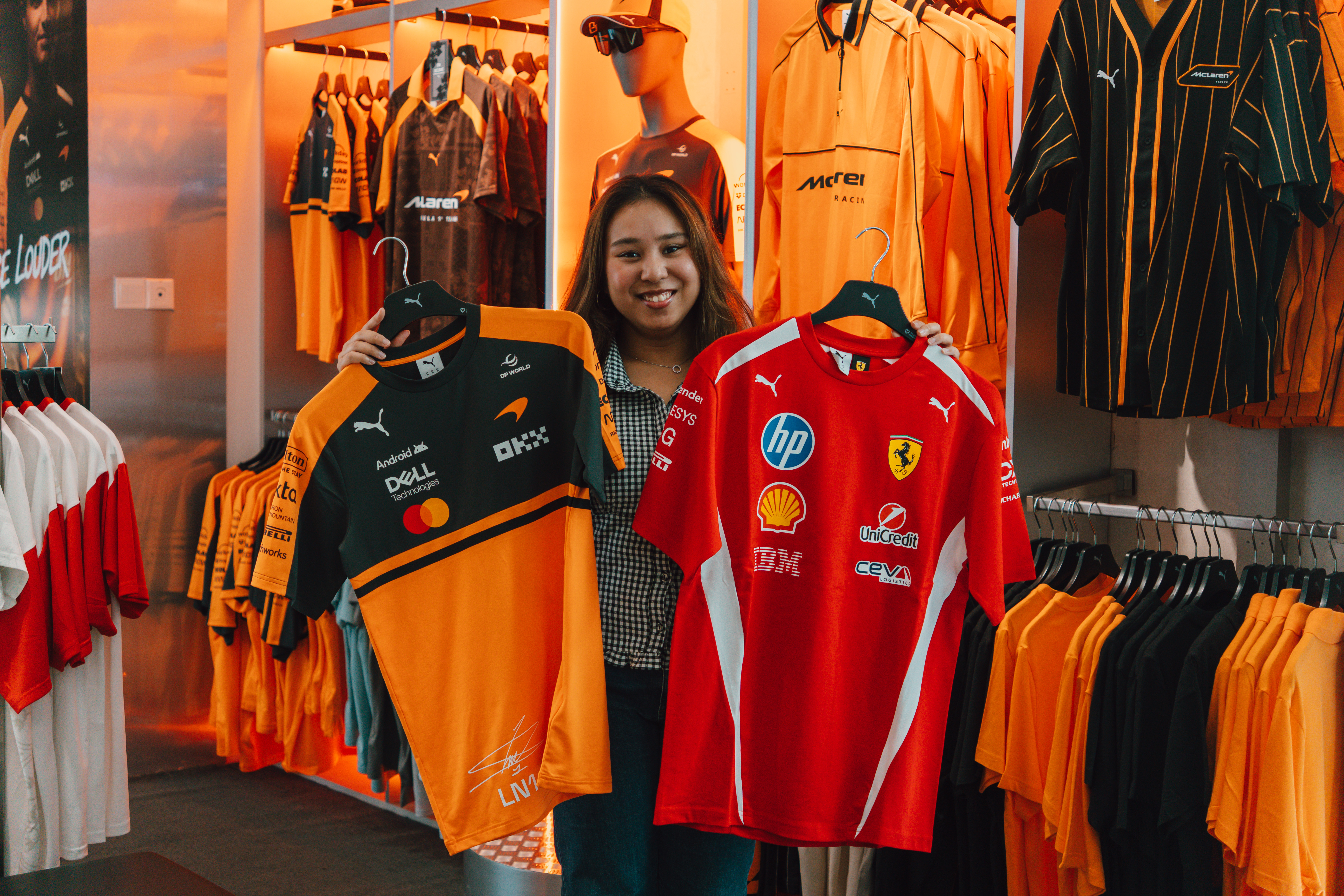 motorsport inspired merchandise in jewel