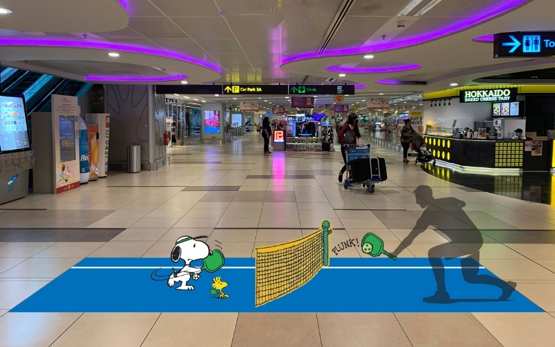 SNOOPY’S PICKLEBALL COURT 