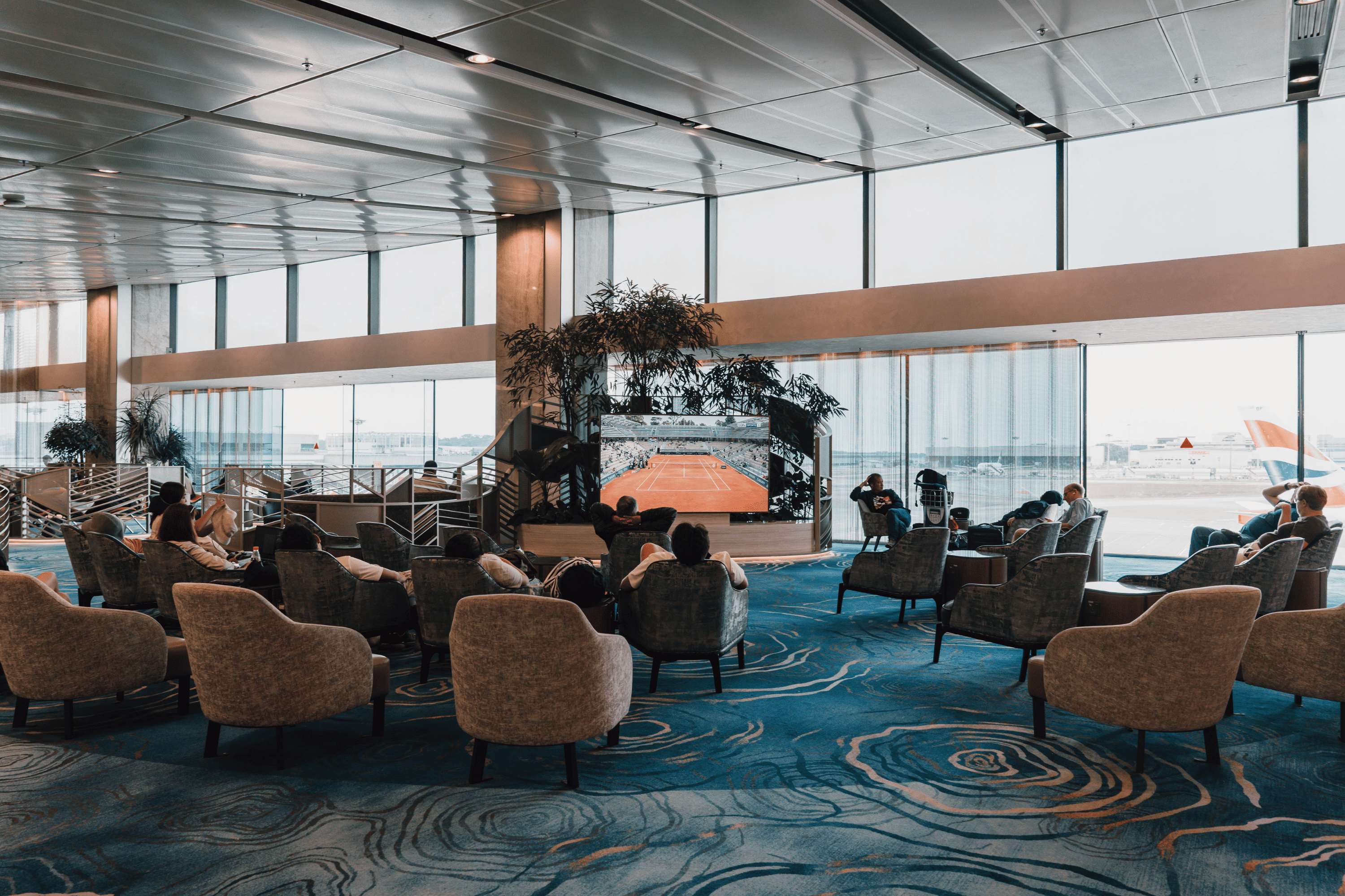 Sports Lounge at Terminal 1 Transit near Tiger Bar