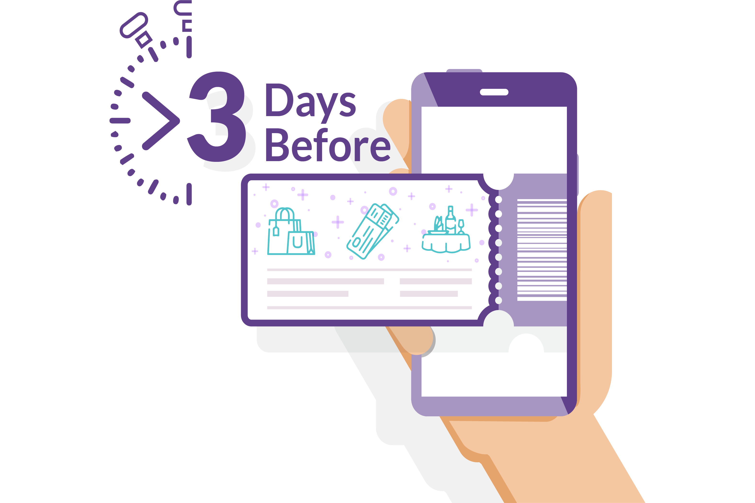 Step 1. Three days before