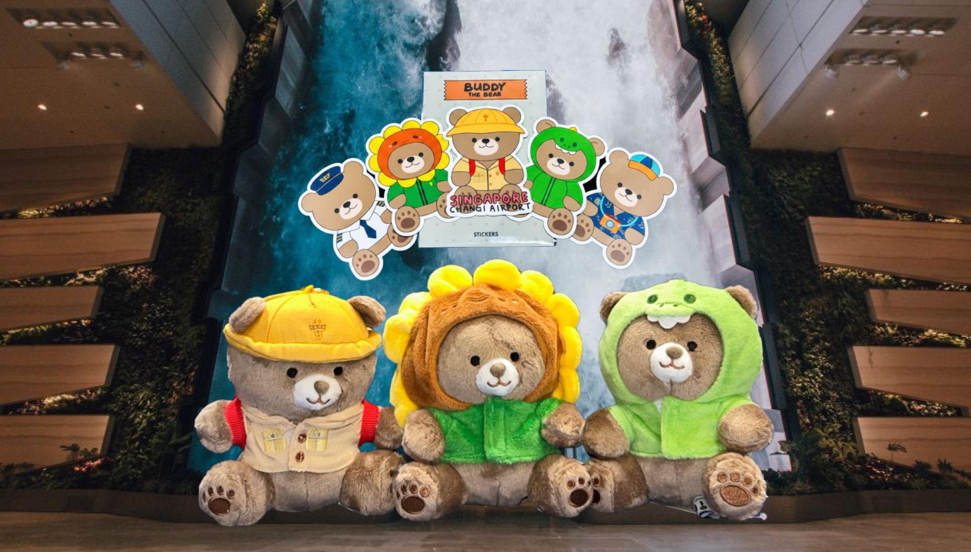 Buddy keychains and sticker packs
