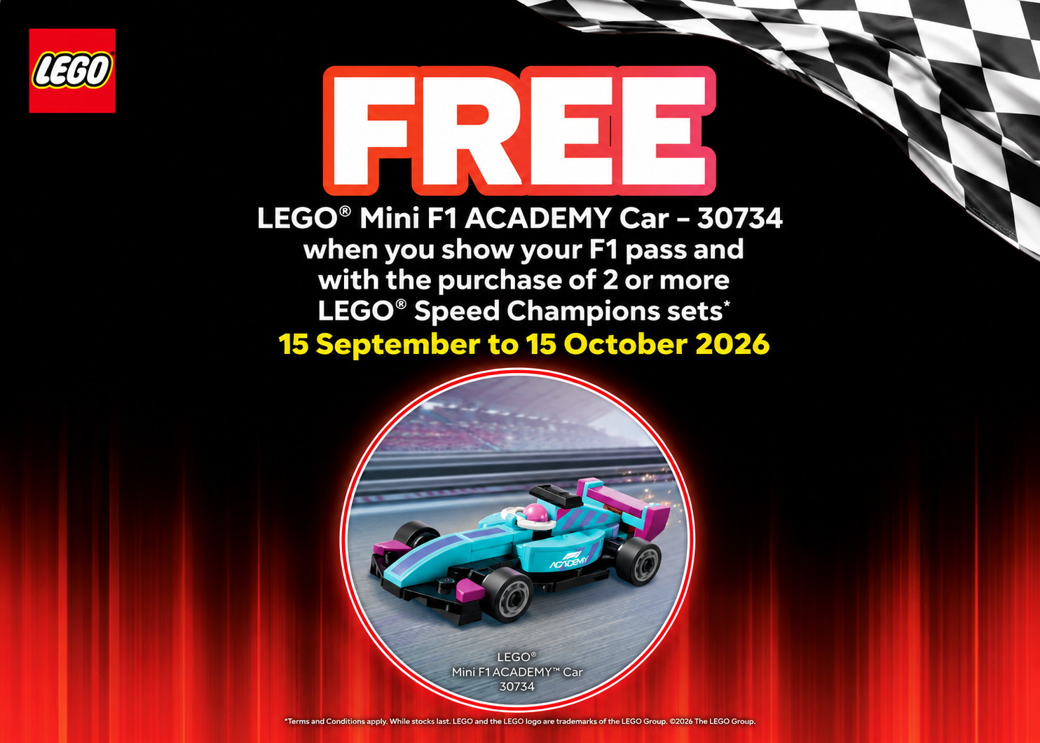 lego f1 academy car