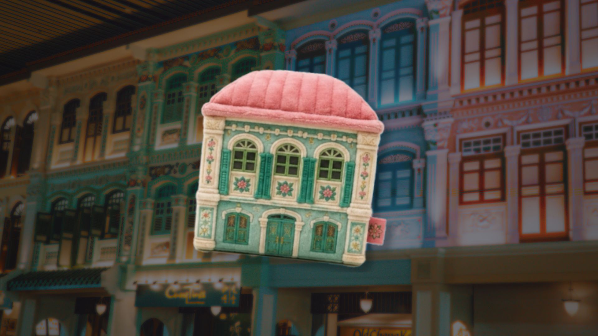 T4 Peranakan Shophouse Keychain