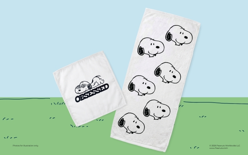 SNOOPY TOWEL SET