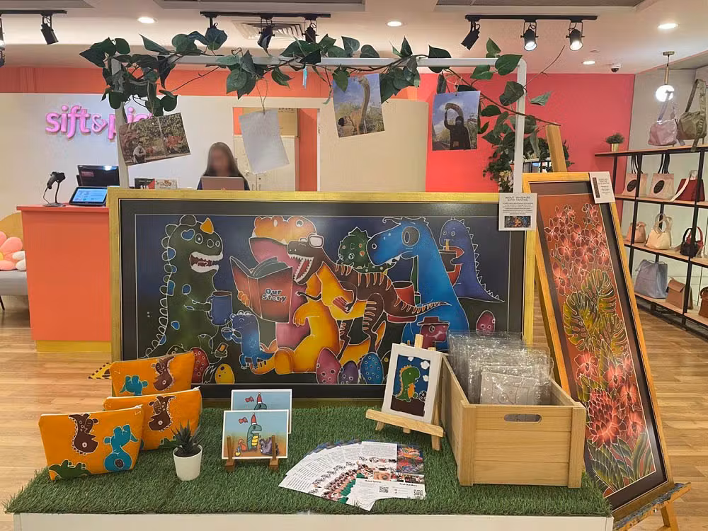 Supporting aspirations of Art@Metta artists at Terminal 3